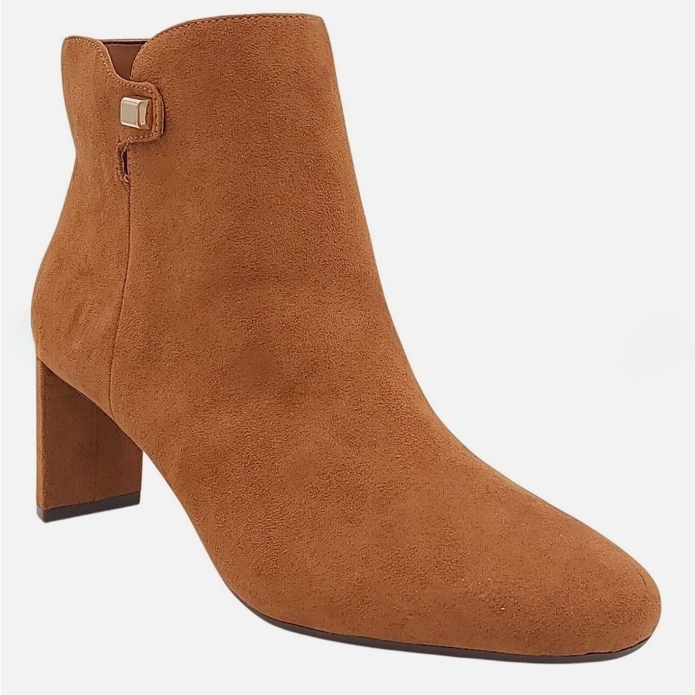 ALFANI Elegant Tan Ankle Boots Size 7.5